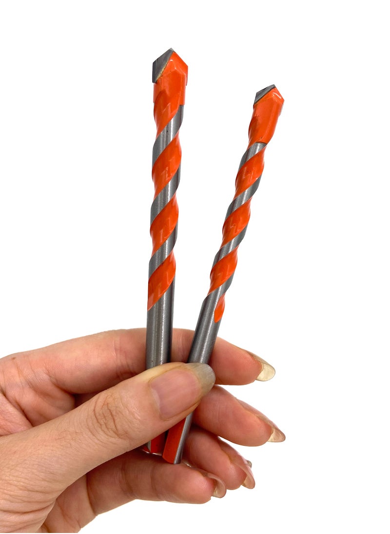 BOTs and four dots Steel Drill Bits Set (8 in Pack) 3mm to 10mm, for Concrete or Brick Wall, Masonry Drill bit Set, Ref No.: BOT-HT-0004. Tool Flute Type Spiral. Surface Recommendation Brick, Concrete, Masonry. Masonry and Concrete drill bit.  - Image 4