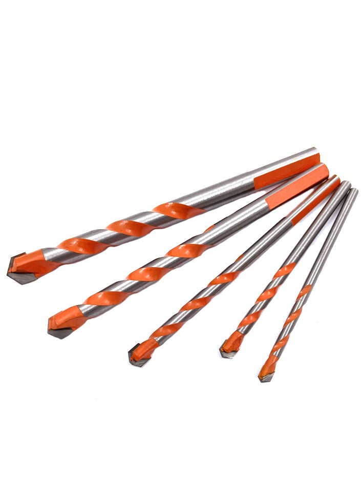 BOTs and four dots Steel Drill Bits Set (8 in Pack) 3mm to 10mm, for Concrete or Brick Wall, Masonry Drill bit Set, Ref No.: BOT-HT-0004. Tool Flute Type Spiral. Surface Recommendation Brick, Concrete, Masonry. Masonry and Concrete drill bit.  - Image 5