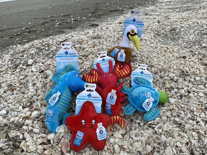 Spunky Pup Clean Earth Plush Pelican | Made from 100% Recycled Water Bottles | Small - Image 3