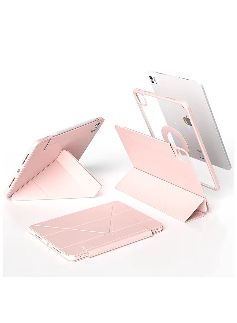 Cat - Cot حافظة كات كوت الذكية لجهاز آيباد 10.2 بوصة (الجيل السابع / الثامن / التاسع) – غطاء واقي نحيف مع وظيفة النوم/الاستيقاظ التلقائي، ووظيفة الحامل، وحماية كاملة للجسم (وردي) - Image 1