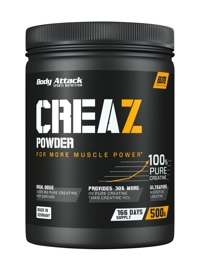 Body Attack - CREAZ Powder Ultrapure Microfine Creatine 500g - Image 1