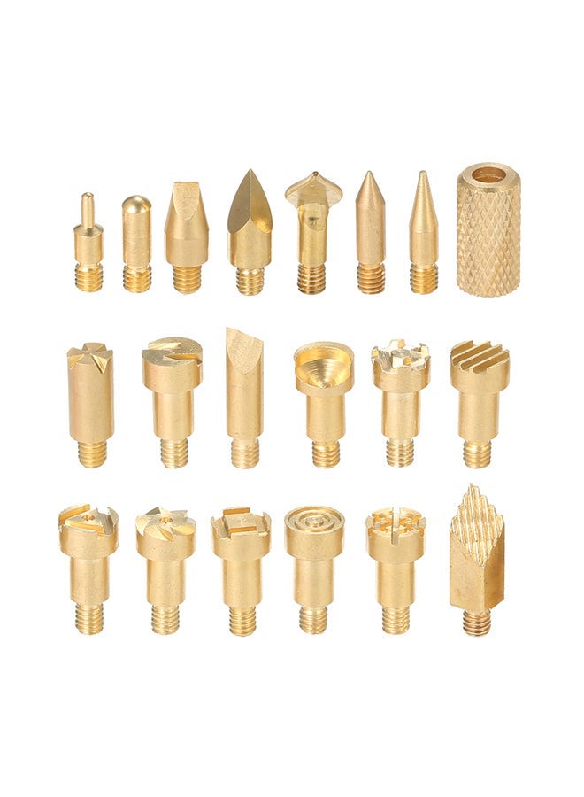 NIBEMINENT 24-Piece Wood Pyrography Tool Set Multicolour 0.209kg