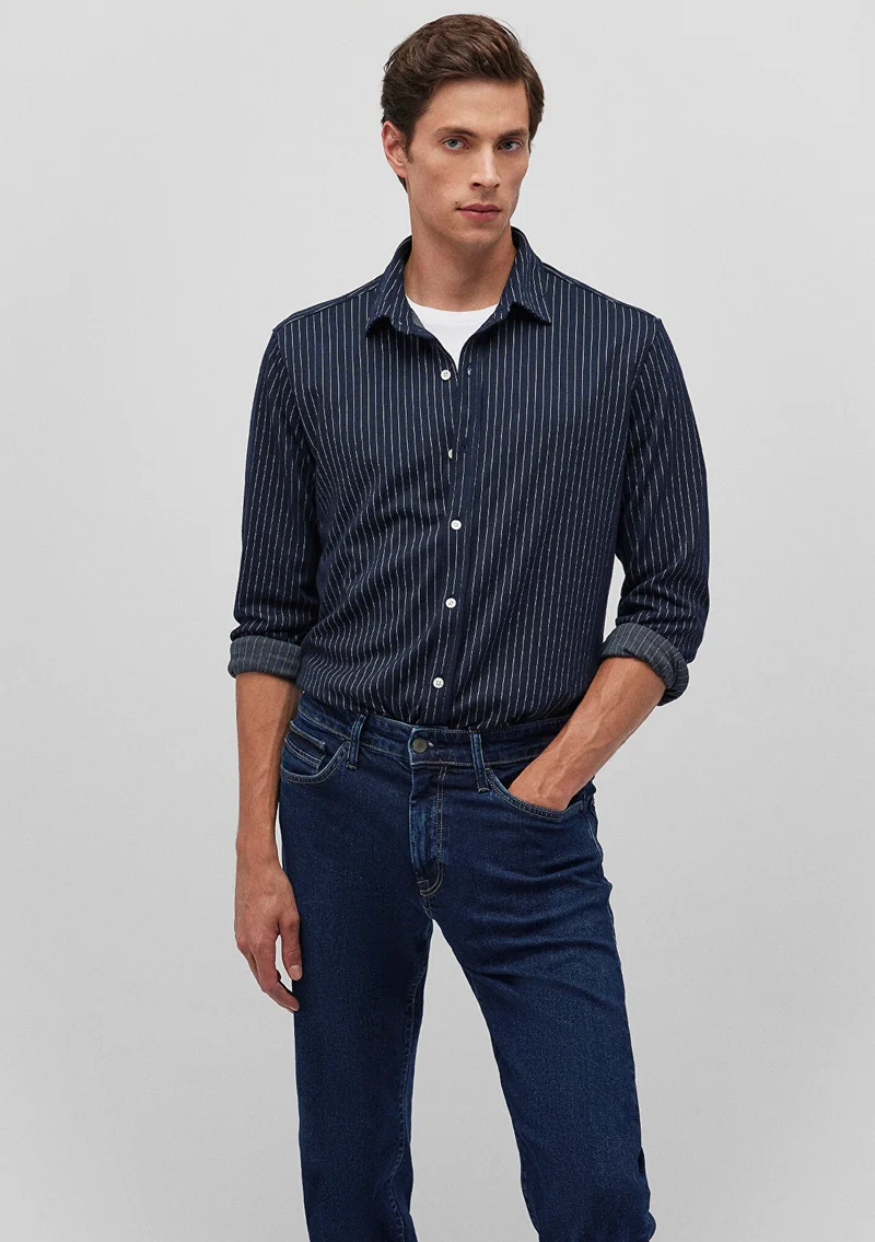 MAVI Blue Jersey Shirt