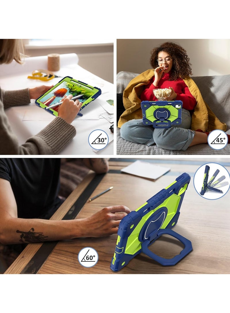 general Kids Tablet Case Compatible with iPad Air 11 Inch (2024) M2, Heavy Duty Kid Boy Girl Cover with Pencil Holder/Handle Kickstand/Shoulder Strap - Image 3