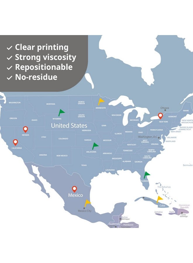 ديكو وال ملصقات حائط للأطفال Dl31809 Xlarge بألوان الباستيل الحديثة لخريطة العالم (60 × 35 بوصة) ملصقات جدارية قابلة للتقشير واللصق للأطفال وغرفة النوم وغرفة المعيشة - Image 5