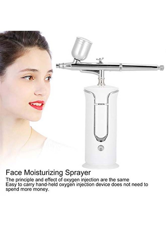 Generic - Professional Oxygen Facial Machine, Portable Water Oxygen Sprayer, Face Skin Moisturizing Handheld Oxygen Injection Machine, Water Oxygen Airbrush - Image 1