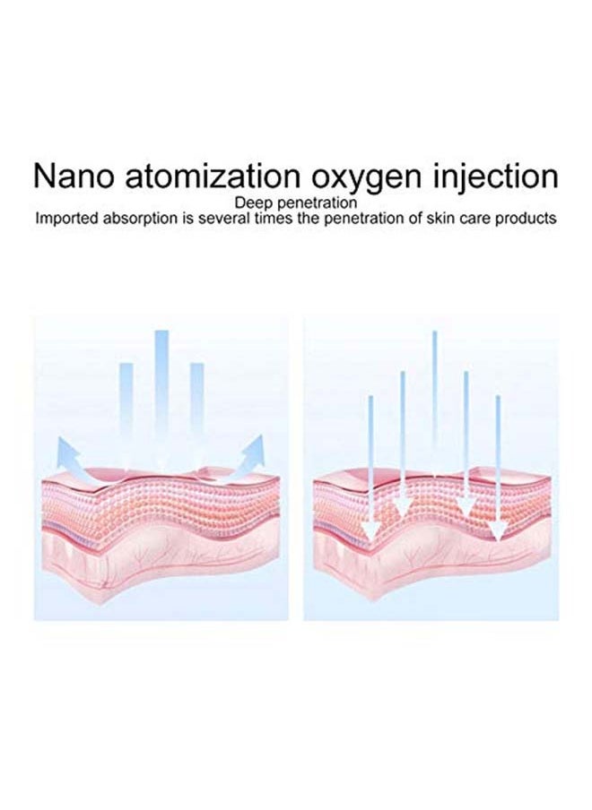 Generic - Professional Oxygen Facial Machine, Portable Water Oxygen Sprayer, Face Skin Moisturizing Handheld Oxygen Injection Machine, Water Oxygen Airbrush - Image 1