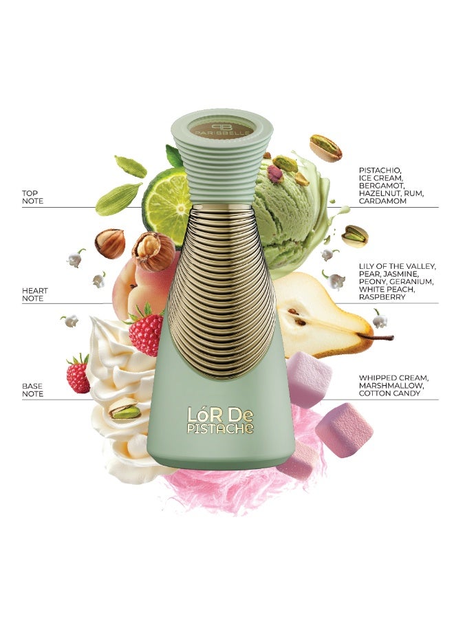 Parisbelle LÓR DE PISTACHE Gourmand Collection Extrait De Parfum 100ml - Image 2