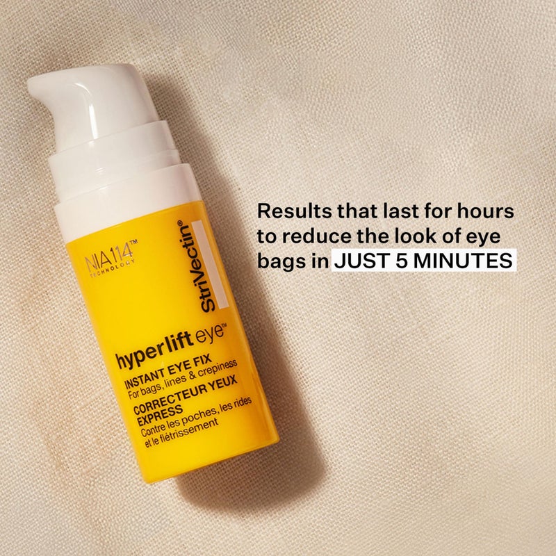 StriVectin Tighten & Lift Hyperlift Eye Cream Instant Eye Fix, Tightening Treatment for Bags, Lines and Crepiness, 0.34 Fl Oz,(Pack of 1) - Image 5