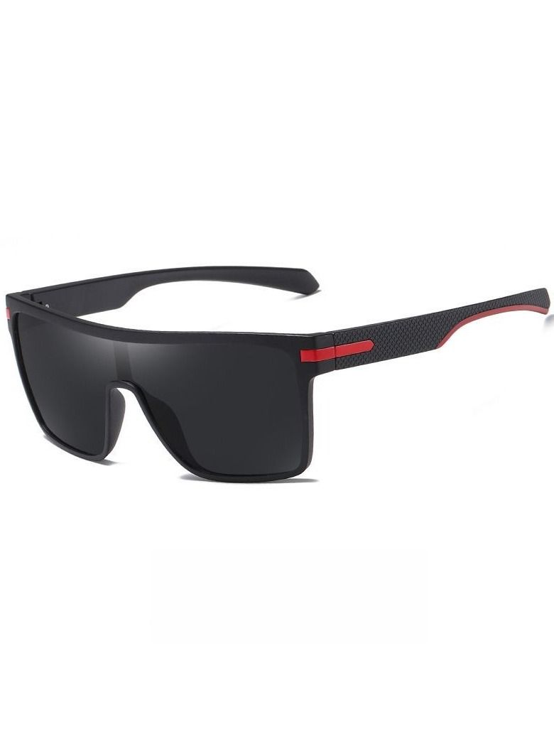 HDCRAFTER New Polarized Integrated Large Frame Sunglasses - Image 1
