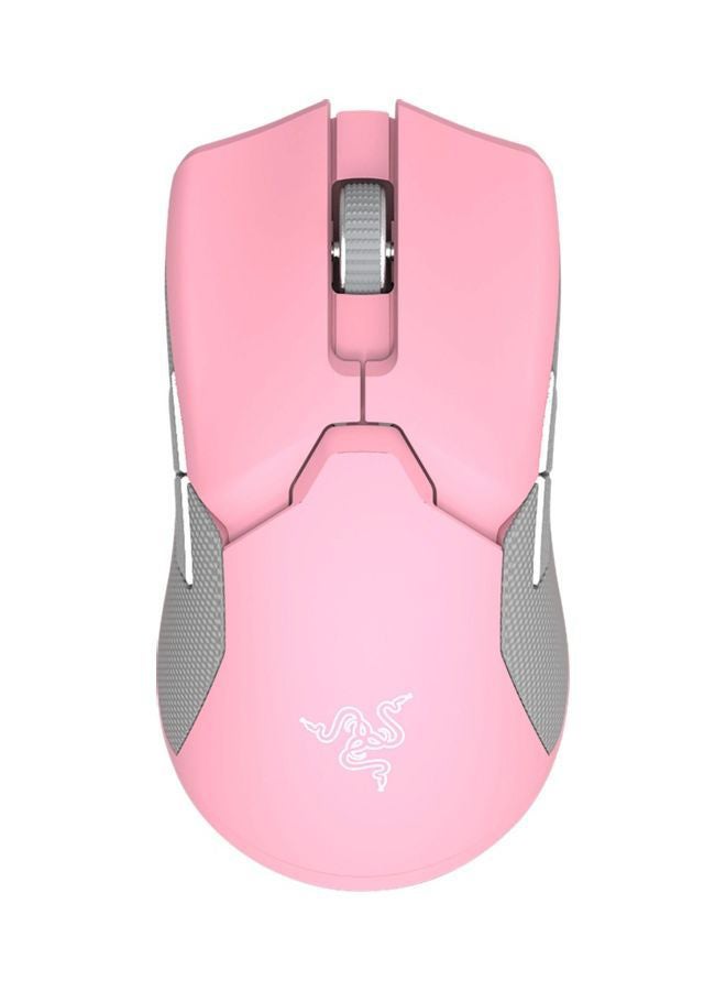 RAZER Viper Ultimate Wireless HyperSpeed Gaming Mouse with RGB Charging Dock - 20K DPI Optical Sensor, 8 Programmable Buttons,70 Hr Battery - Quartz Pink - Image 1