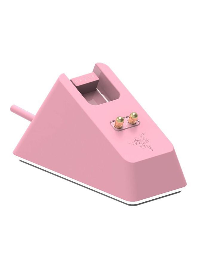 RAZER Viper Ultimate Wireless HyperSpeed Gaming Mouse with RGB Charging Dock - 20K DPI Optical Sensor, 8 Programmable Buttons,70 Hr Battery - Quartz Pink - Image 2
