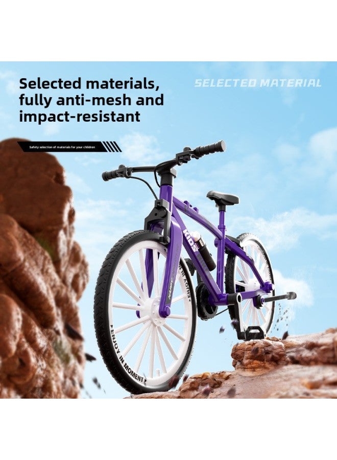 Children's Bicycle Model Toy Mountain Bike Competitive Extreme Cross-country Bike Creative Decorative Ornaments Wholesale-Color:Hy-13 Mountain Bike (orange)  - Image 3