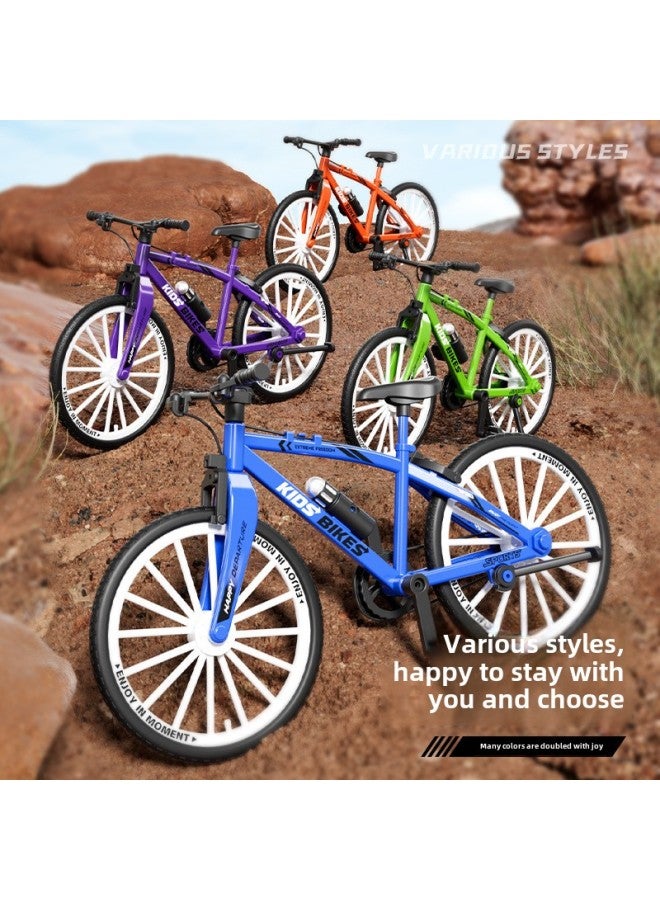 Children's Bicycle Model Toy Mountain Bike Competitive Extreme Cross-country Bike Creative Decorative Ornaments Wholesale-Color:Hy-13 Mountain Bike (orange)  - Image 2