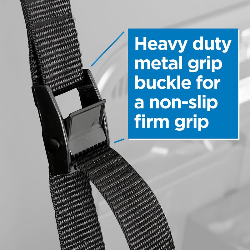 Mount-It! Safety Straps for TV, Furniture, Bookcase, Dresser and TV Stands - Anti-Tip Strap Television Anchor Kit for Baby Proofing, Earthquake Protection, 2 Pack, Mounting Hardware Included - Image 2