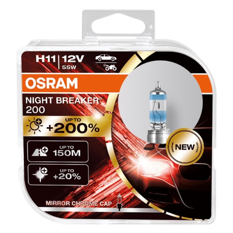 OSRAM NIGHT BREAKER 200 H11 DUOBOX ديو بوكس - Image 2