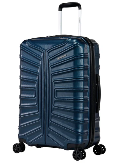 eminent Hard Case Travel Bag Large Luggage Trolley TPO Lightweight Suitcase 4 Quiet Double Spinner Wheels with TSA Lock KK30 Dark Navy