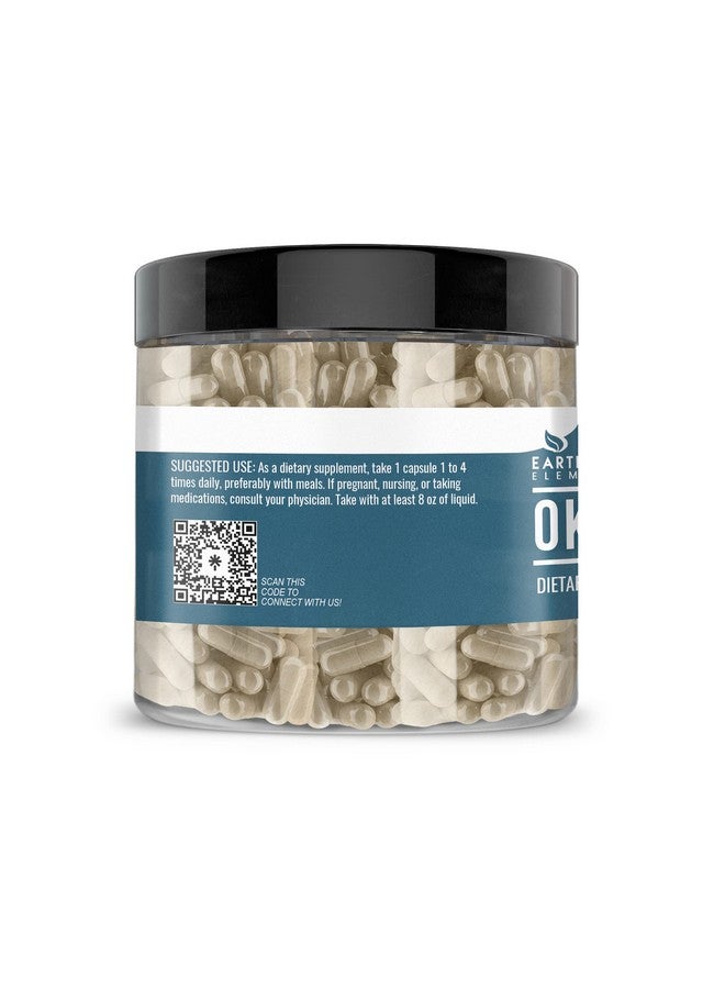 Earthborn Elements Okra Extract 200 Capsules, Pure & Undiluted, No Additives - Image 3