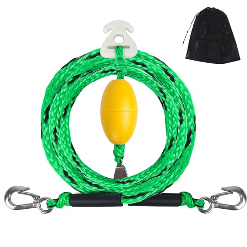 ORLANG 12FT Boat Tow Harness for Tubing, Water Ski Tow Rope Boat Harness with Stainless Steel Big Hooks, Boat Tow Rope for Watersports, Self Centering Tow Harness for Boat Water Sport Jet Ski Wakeboarding - Image 1