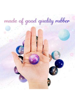 Pllieay 20Pcs Space Bouncy Balls Bulk 32Mm Space Theme Bouncy Balls For Kids Party Favors Gift Bag Fillers Xmas Pinata Stuffers Classroom Prizes And Pet Toys  - Image 4