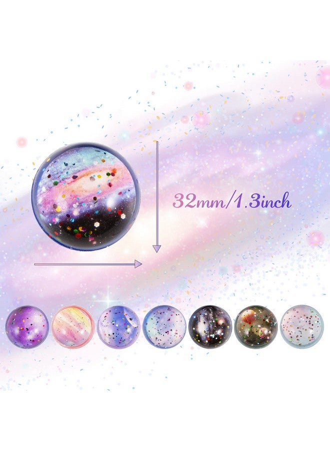 بليلي 20 قطعة من الكرات النطاطة الفضائية السائبة 32 مم كرات نطاطة للأطفال هدايا الحفلات وحقائب الهدايا وحشو عيد الميلاد بيناتا وجوائز الفصول الدراسية وألعاب الحيوانات الأليفة - Image 3