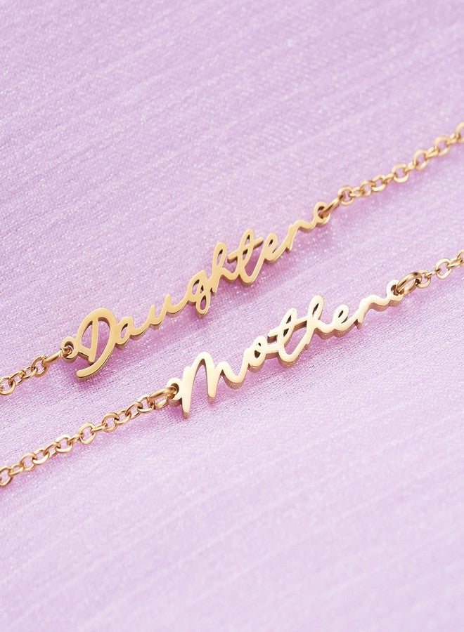 LParkin Butterfly Mother Daughter Necklace Set for 2 - Stainless Steel Matching Jewelry Gifts for Mom & Daughter, Mothers Day, Valentines Day, Birthday (Adjustable Chain, Gift Box) - Image 4