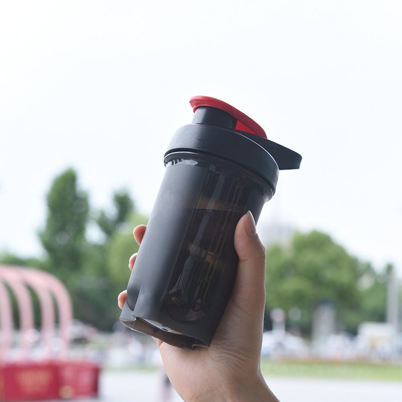300ml Kids Portable Sports Shaker Bottle Black 