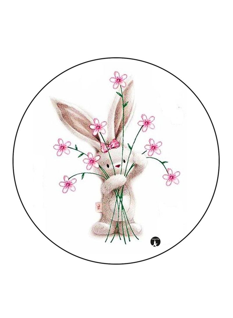 RKN Rabbit Printed Mouse Pad Multicolour