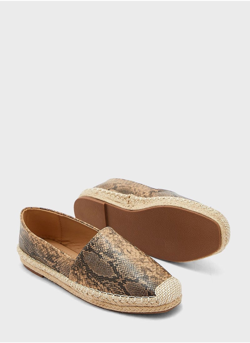 Ginger - Snake Effect Espadrile - Image 1