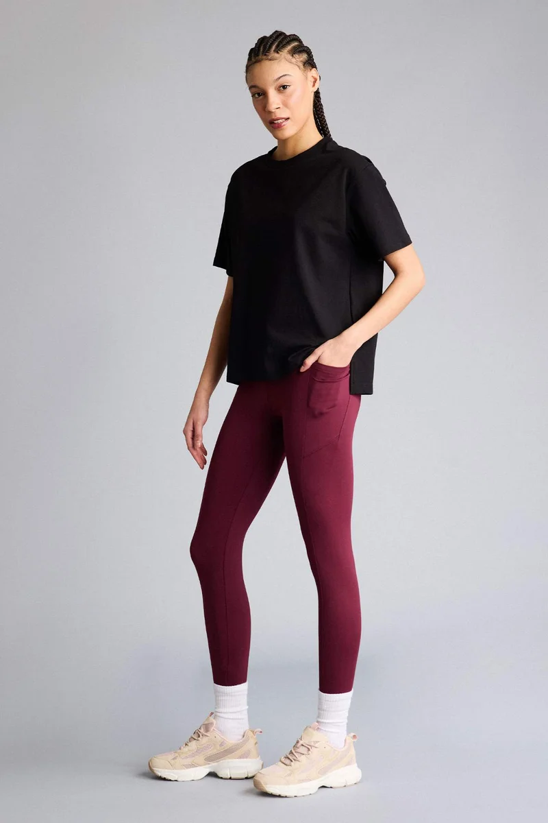 ديفاكتو High Waist Ankle Length Leggings
