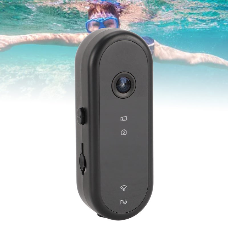 1080P Video Camera: 1080P HD Lens, Anti Shake, Wide Angle Shooting - Wireless Real Time Connectivity, ABS Splash Resistant Shell, Up To 128G Expansion for Car, Cycling, Motorcycle, Outdoor Sports - Image 1