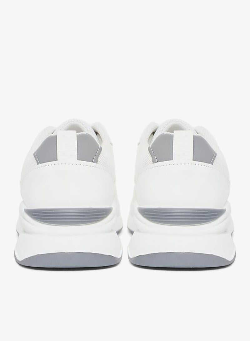 Styli Panelled Cleated Heel Sneakers - Image 4
