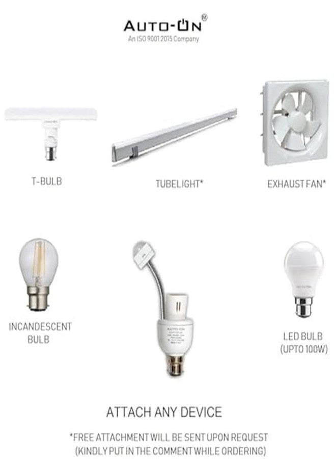 Auto-ON Night-Only Motion Sensor Holder (Motion + Darkness Required) – Bulb Stays OFF in Daylight | Automatic Bulb Control - Pack of 1 - Image 5