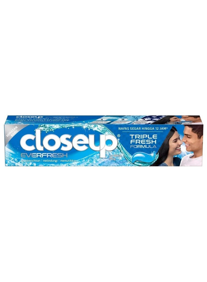 Closeup Close Up Ever Fresh Toothpaste Ice White - 160 gm - Image 1