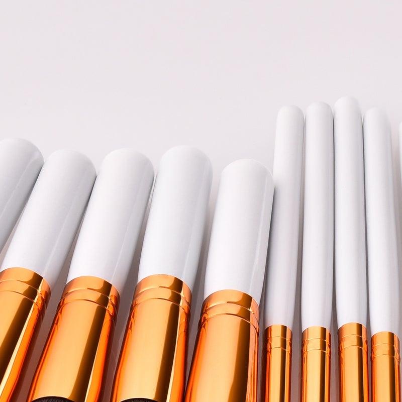 Sale 10 Pcs 5 Big 5 Small Makeup Brushes Suit Loose Powder Brush Blush Brush Foundation Brush Portable Beauty Tools - Image 5