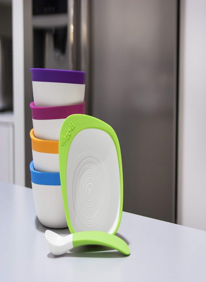 زولي طقم وعاء وملعقة زولي ماش باللون الوردي - Image 5