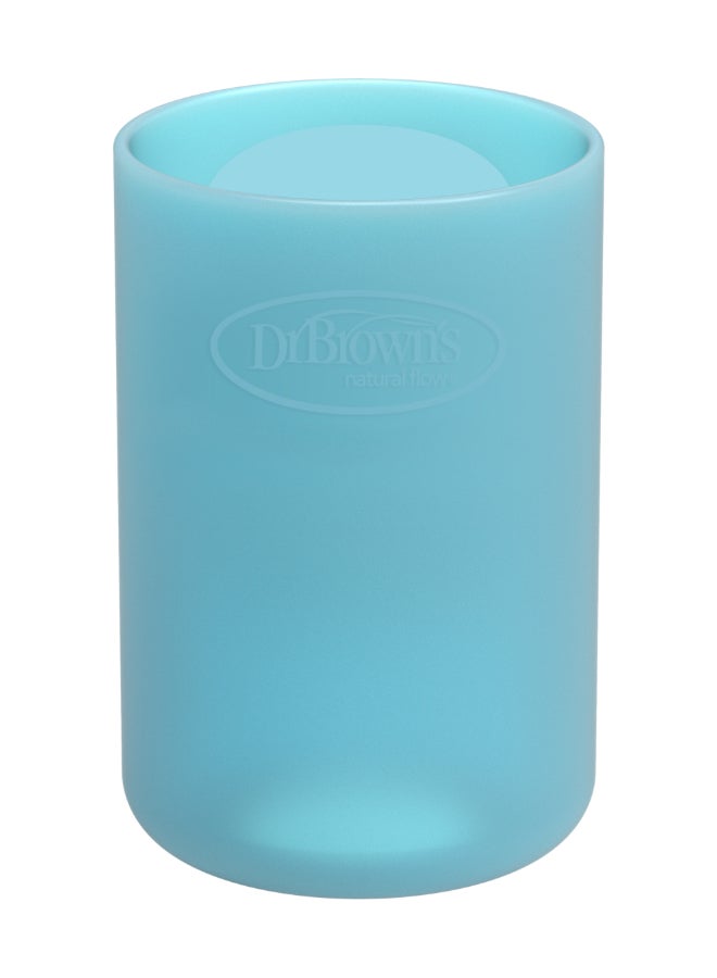 Dr. Brown’s Narrow Glass Bottle Sleeve, 4 Oz/120 Ml - Blue - Image 1