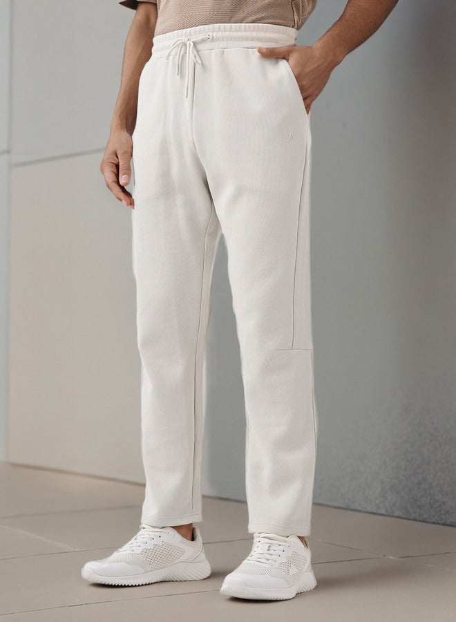 آكتف بنطلون رياضي رجالي بقصة عادية وخصر برباط - Image 1