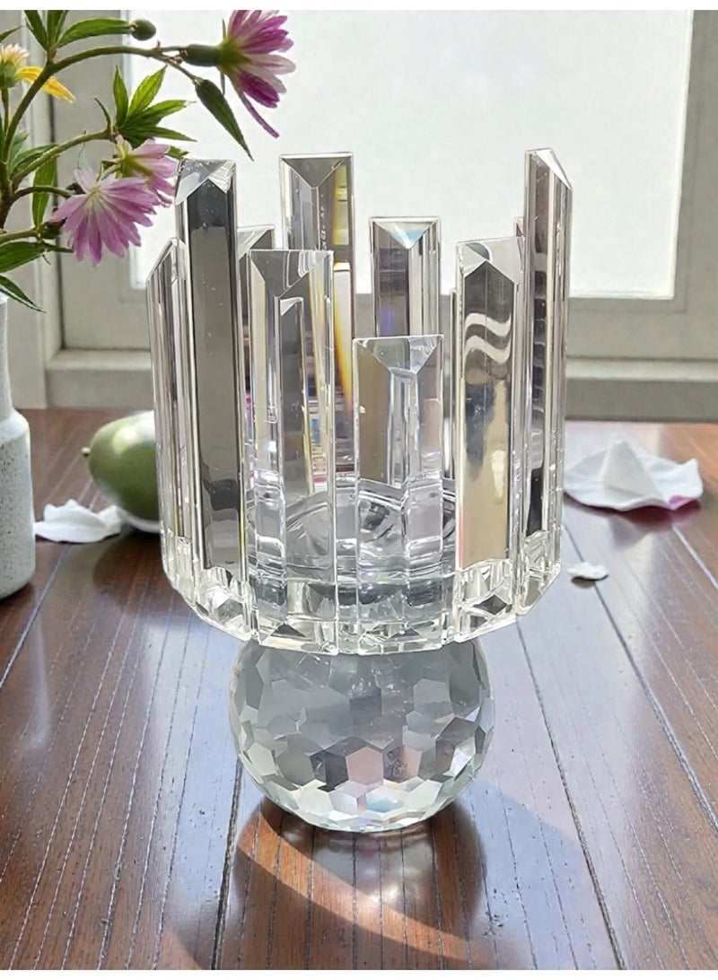 A Luxurious Crystal Incense Burner With a Modern Design - Image 1