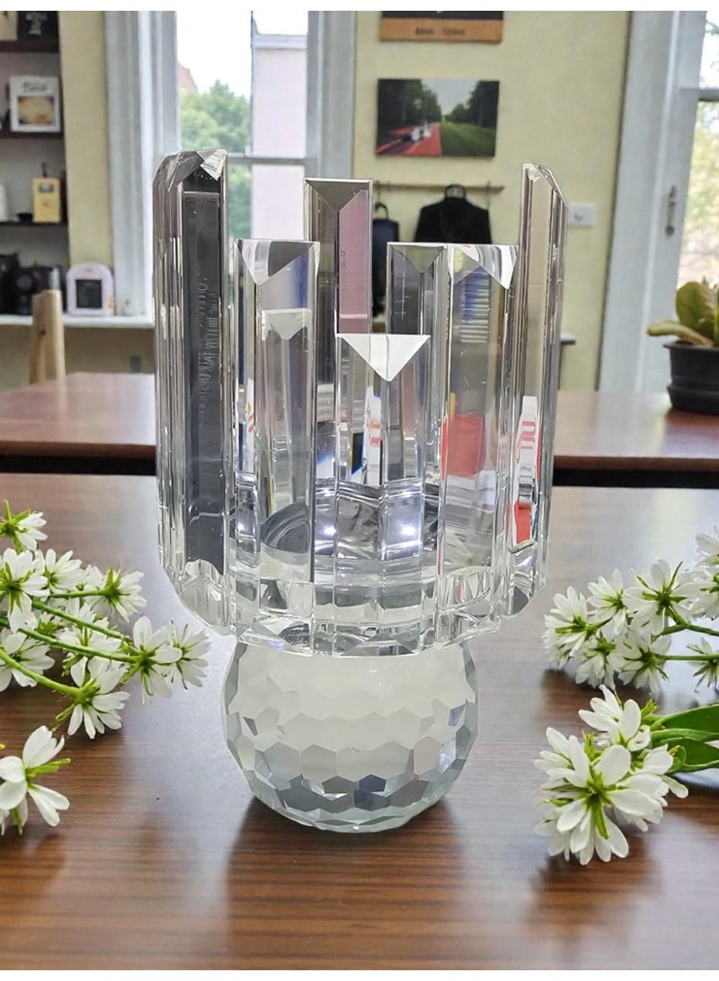 A Luxurious Crystal Incense Burner With a Modern Design - Image 2