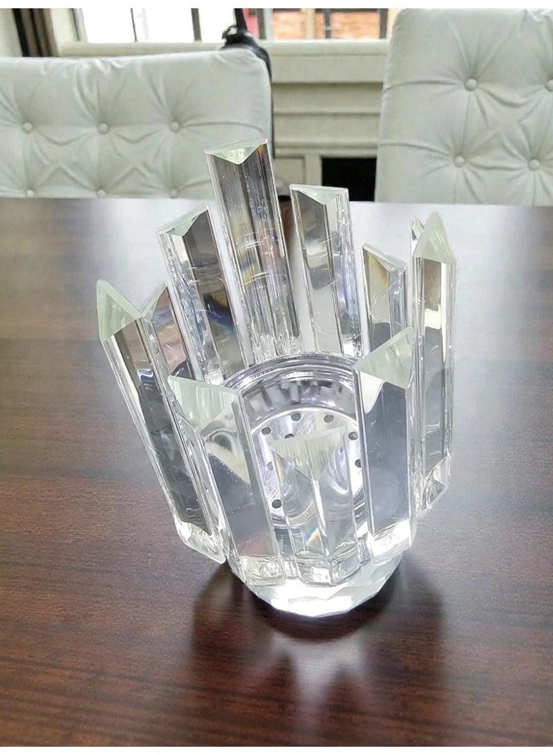 A Luxurious Crystal Incense Burner With a Modern Design - Image 3