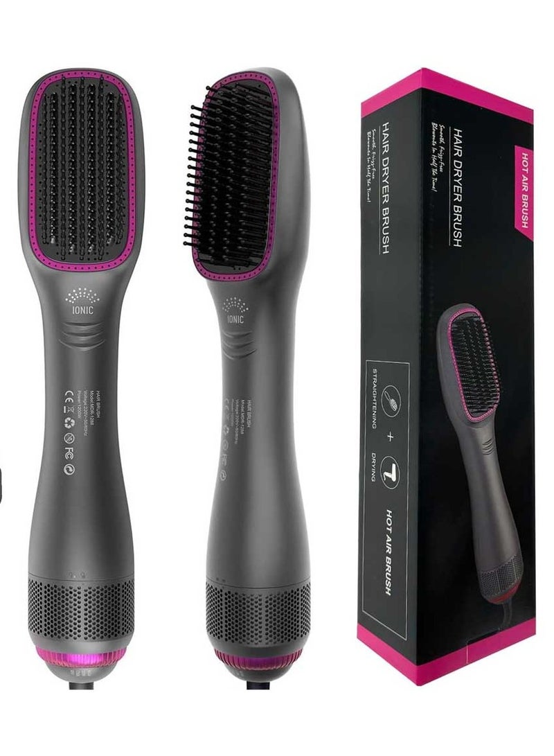 3 in 1 Hair Dryer Brush and Styler, Professional Negative Ions Hot Air Brush, Blow Dryer Comb, Suitable for Straight and Curly Hair, Achieve Salon Styling Volume Blow Dryer Brush Hair Styler - Image 1