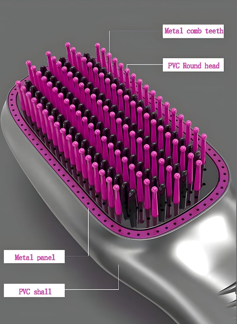 3 in 1 Hair Dryer Brush and Styler, Professional Negative Ions Hot Air Brush, Blow Dryer Comb, Suitable for Straight and Curly Hair, Achieve Salon Styling Volume Blow Dryer Brush Hair Styler - Image 5