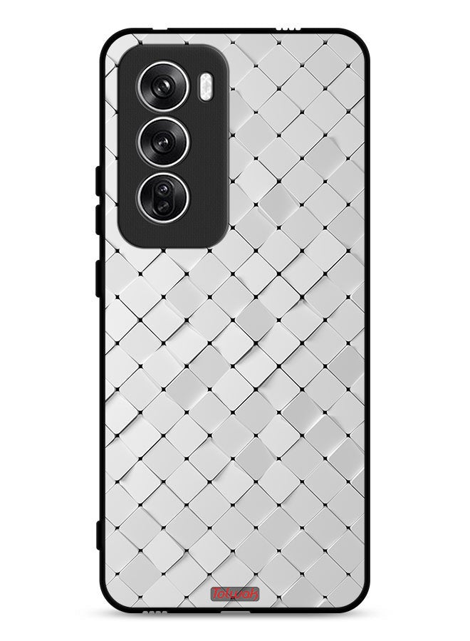 Tolwak Oppo Reno12 5G Protective Case Cover Tiles Texture - Image 1