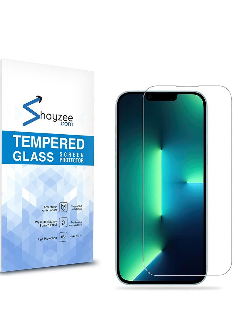 shAyzee Tempered Glass Screen Protector For iPhone 13/13 Pro 6.1 Inch Clear - Image 1