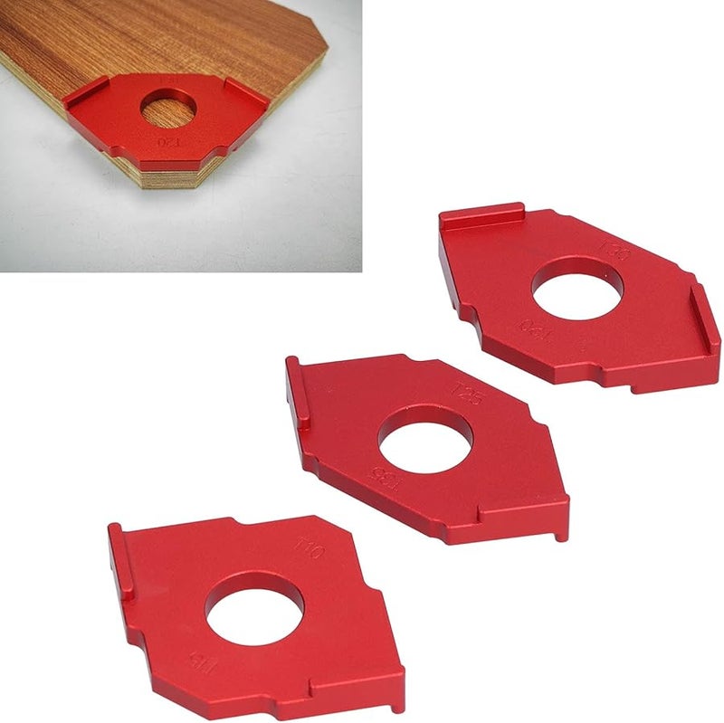 3Pcs Aluminum Alloy Router Corner Jig Templates T10 T15 T20 T25 T30 T35 for Woodworking - Image 4