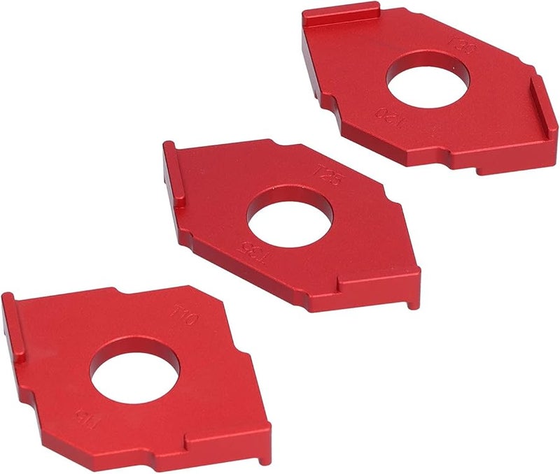 3Pcs Aluminum Alloy Router Corner Jig Templates T10 T15 T20 T25 T30 T35 for Woodworking - Image 1