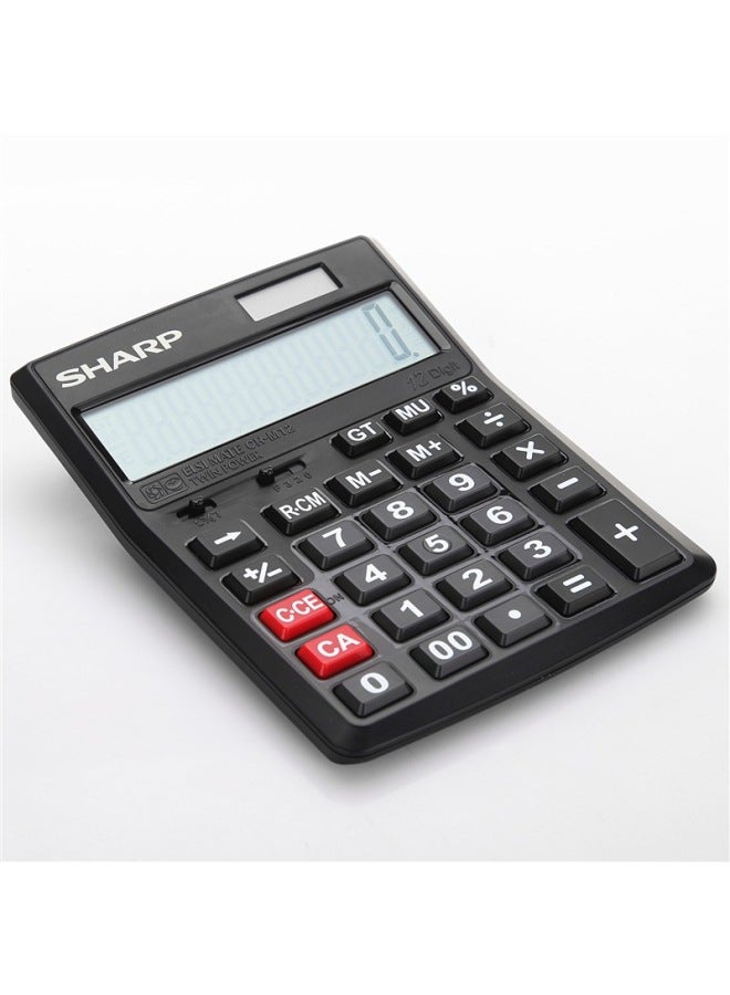 Sharp Ch-M12 Bk 12-Digit Financial Office Business Calculator - Image 4
