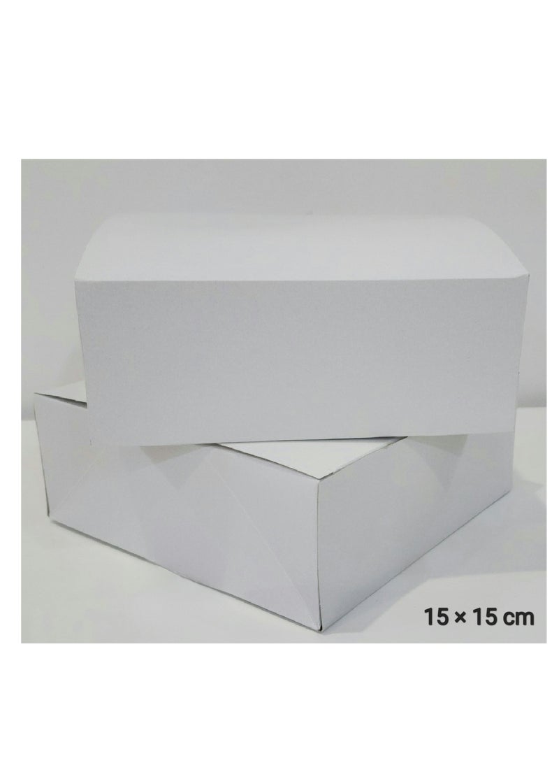 White Cake Boxes 15 × 15