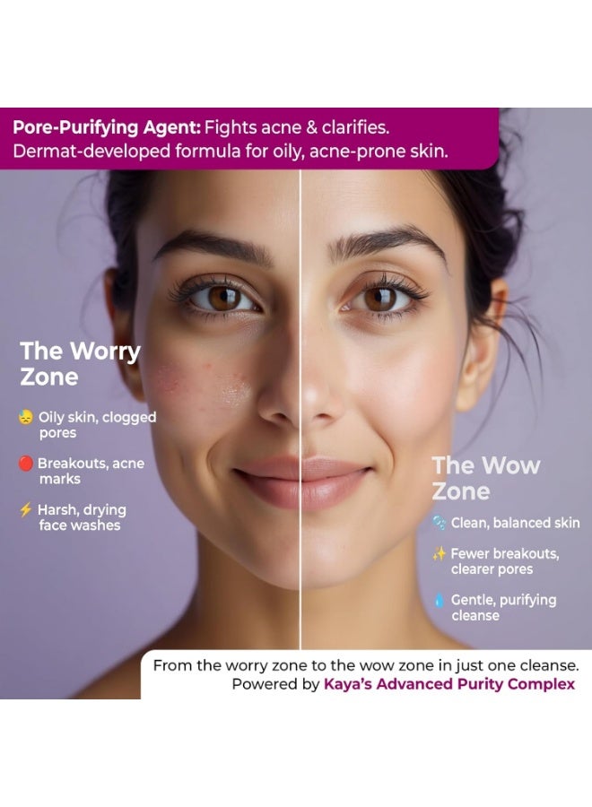 kaya Purifying Cleanser Acne Free 100ml - Image 3